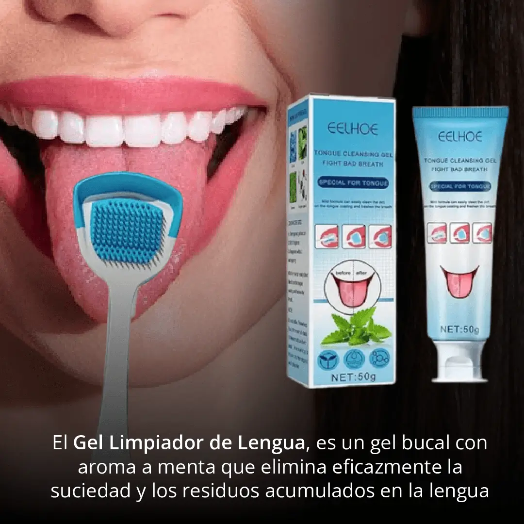 🫧Gel+Limpiador De Lengua🪥🍃