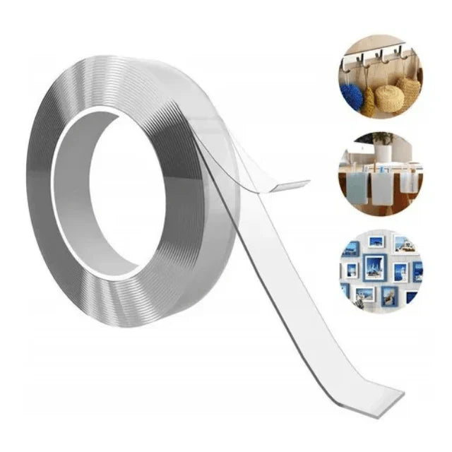 👨🔧Cinta Doble Faz de Silicona💡🧓 3 Unidades, La Protección de tu Hogar🕸️