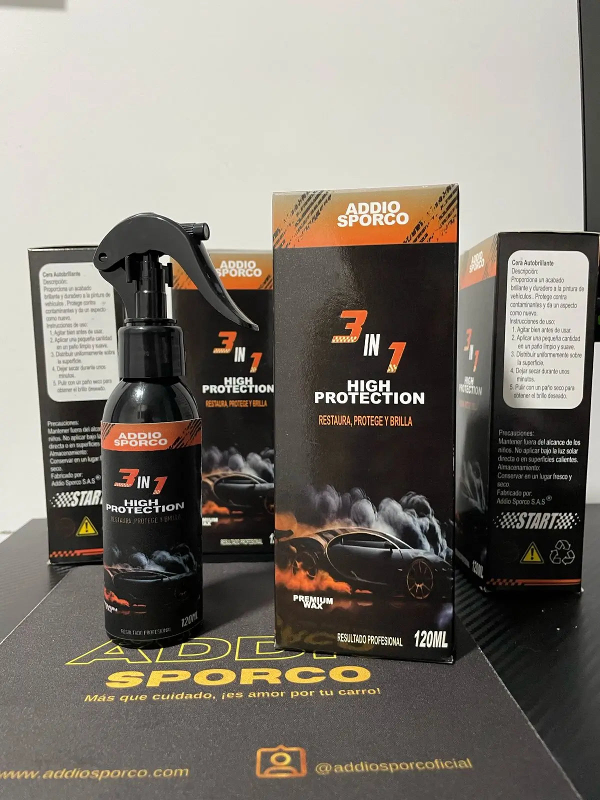 🚘Nano Cerámico Premium Wax 120 ML + PAÑO🏍️