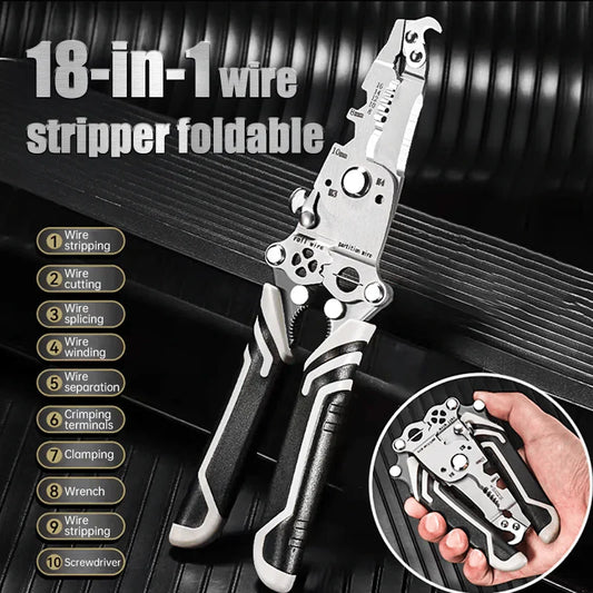🔩TitanTool 18™⚙️Alicate 18 en 1 Multifunción💡