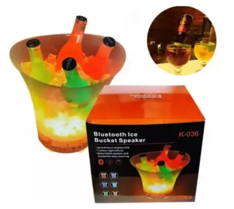 🪩PartyFreeze™💃💞 Hielera Led Con Parlante Bluetooth❄️