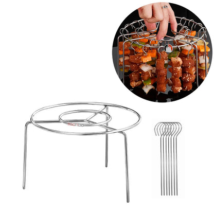 🍗Parrilla Para Brochetas🥦🍡 en Freidora de Aire🍽️