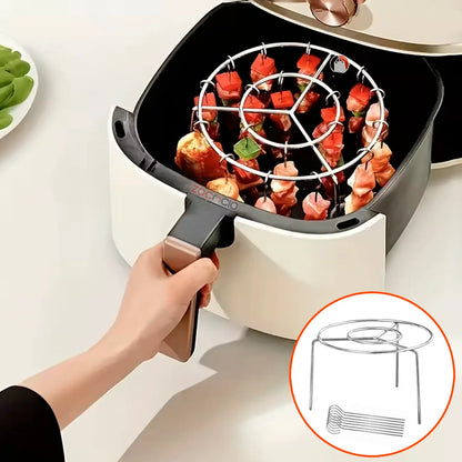 🍗Parrilla Para Brochetas🥦🍡 en Freidora de Aire🍽️