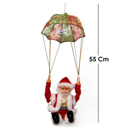 🎄Papá Noel en Paracaídas 🪂🎅- El Espíritu Navideño en Movimiento🕯️