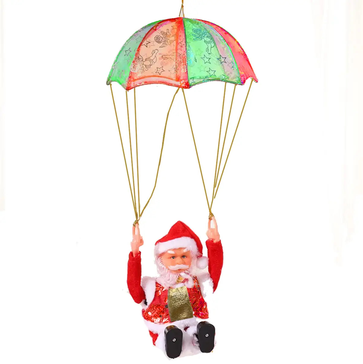 🎄Papá Noel en Paracaídas 🪂🎅- El Espíritu Navideño en Movimiento🕯️