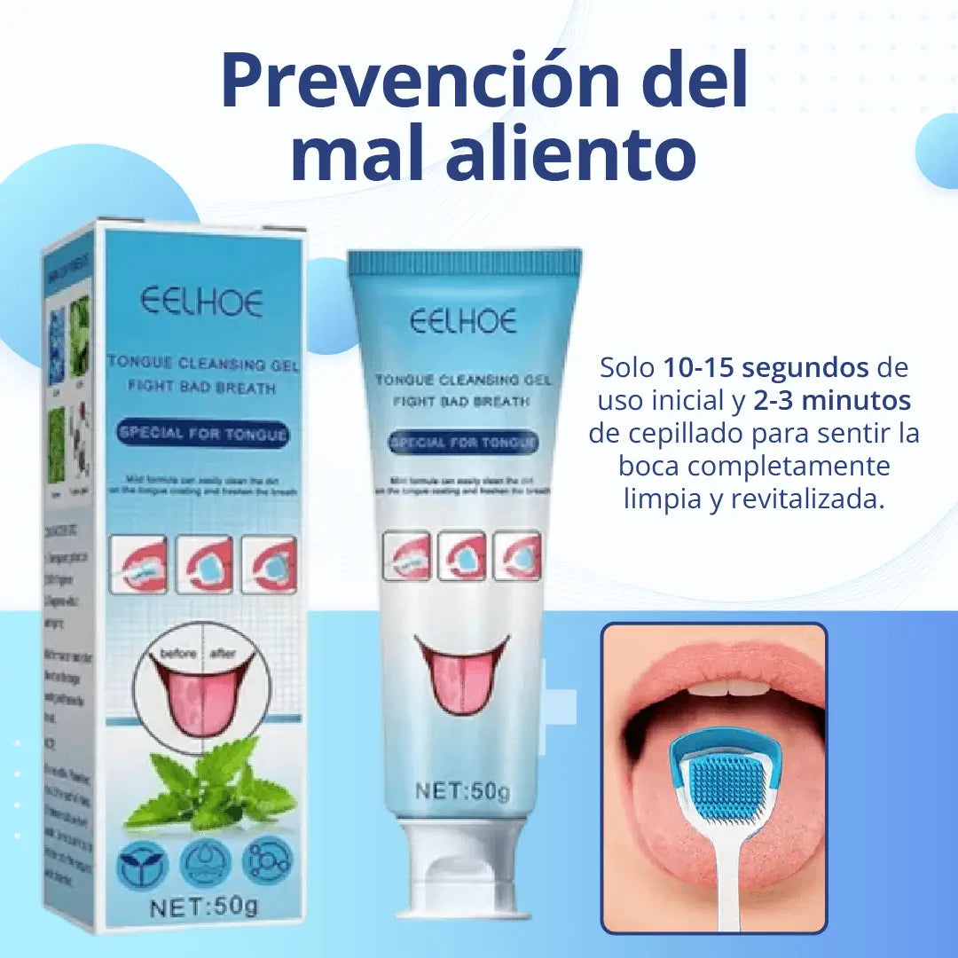 🫧Gel+Limpiador De Lengua🪥🍃