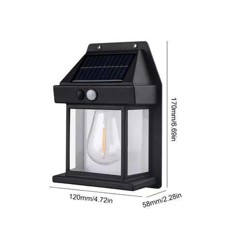 💡EcoLuz 360™🔋🌙Farol Solar de Pared Exterior por 2 Unidades🌧️
