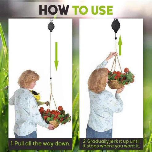 🍀FlowerLift™ 🌿Polea Inteligente para Macetas🧩