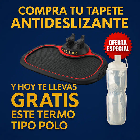 🚙Alfombra Multifuncional Antideslizante ✨+💞 Termo Tipo Polar🚘