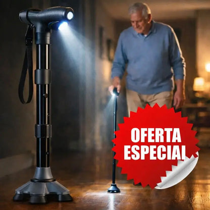 🚶‍♀️STEPLUX™🔦Bastón Con Luz Led👣