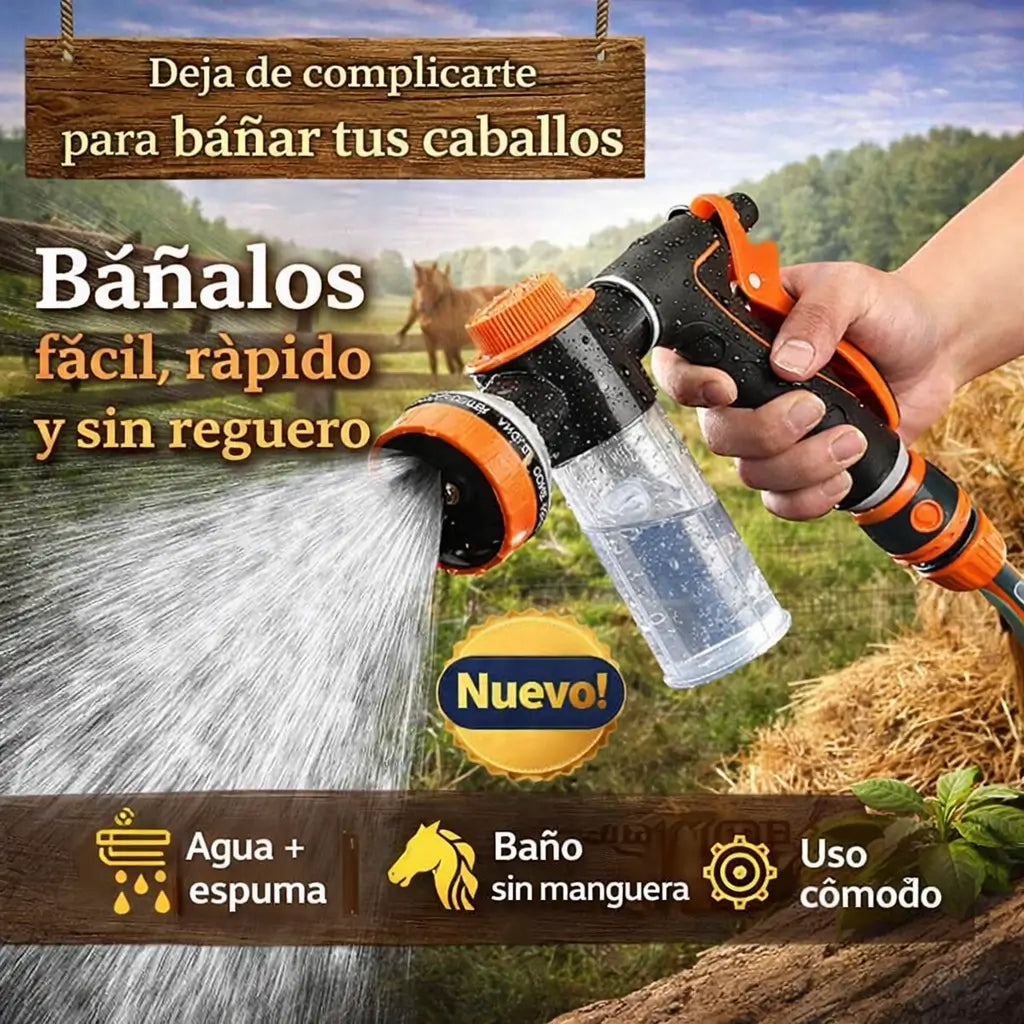 Rociador Equino🐴CampoFlow™🫧