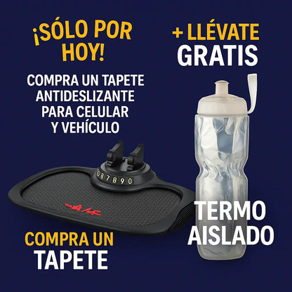 🚙Alfombra Multifuncional Antideslizante ✨+💞 Termo Tipo Polar🚘