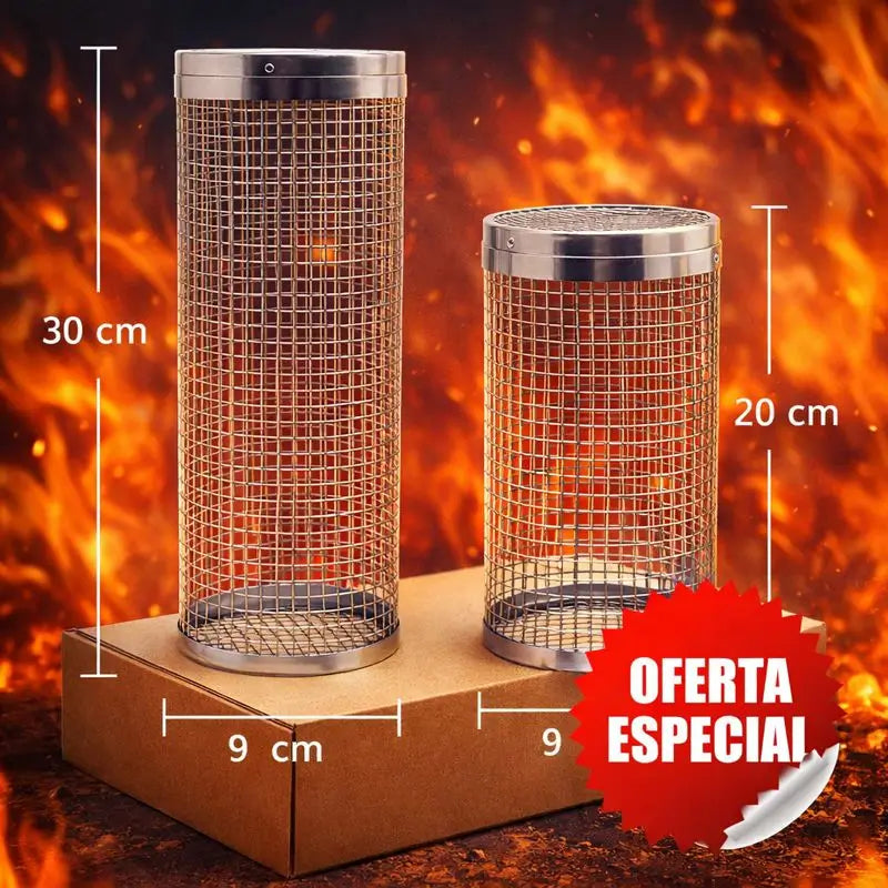 🥩GrillMaster Roll™🍄 Parrilla Cilíndrica🍖