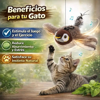 😻CatFly™🐦Pájaro Interactivo Para Gatos🪶
