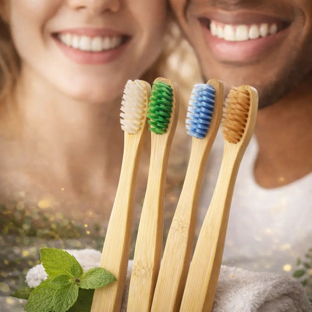 🟢 Kit familiar ecológico para una sonrisa fresca todos los días.🪥