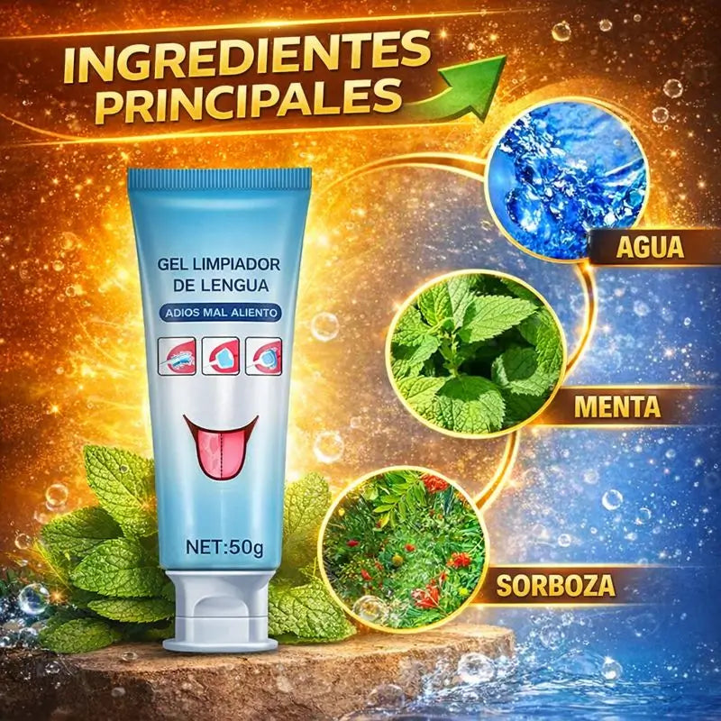 🫧Gel+Limpiador De Lengua🪥🍃