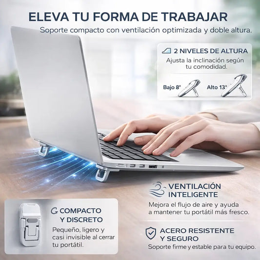 ⚙️Bases Retractiles Para Portátil 🏆🎯AeroLift™💻