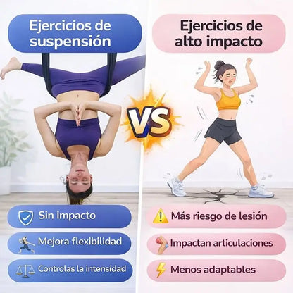 ⚖️GravityFlow™🧘‍♀️Hamaca Aérea Para Yoga🤸