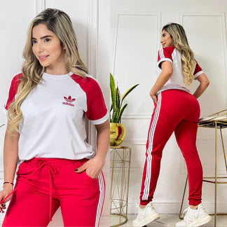Flex Mode™ Conjunto de Moda Sudadera y Camiseta