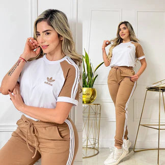 Flex Mode™ Conjunto de Moda Sudadera y Camiseta