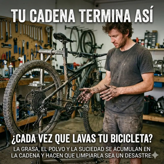 🫧kit Limpiador de Cadena 🚴CleanRide Tool™💧