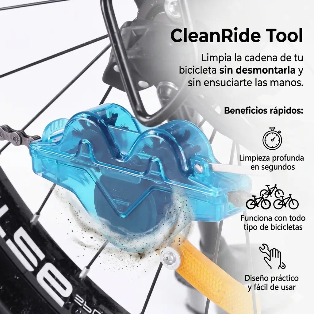 🫧kit Limpiador de Cadena 🚴CleanRide Tool™💧