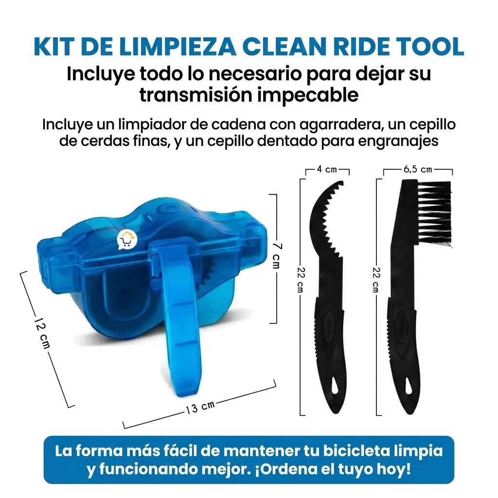 🫧kit Limpiador de Cadena 🚴CleanRide Tool™💧