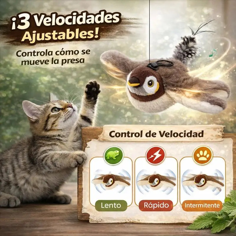 😻CatFly™🐦Pájaro Interactivo Para Gatos🪶
