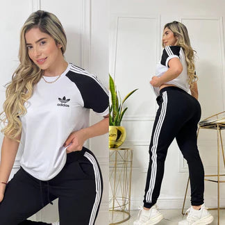 Flex Mode™ Conjunto de Moda Sudadera y Camiseta