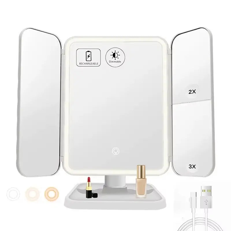 🌟GlowMirror™🦋🎀 Espejo Led para Maquillaje🎀